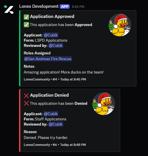 Discord Notifications